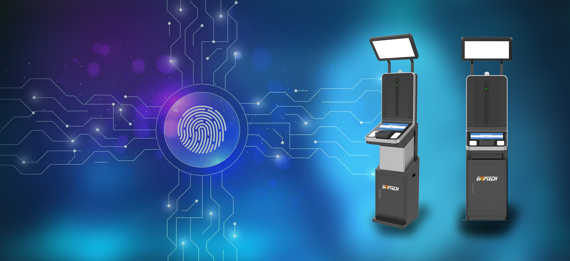 EMP2600 Biometric Self-registration Kiosk